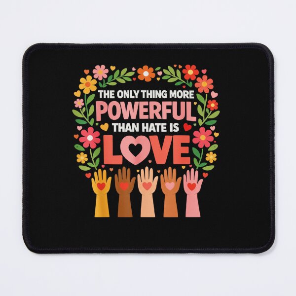 Item preview, Love is Powerful Floral Unity & Diversity Graphic designed and sold by Evaevonechi.