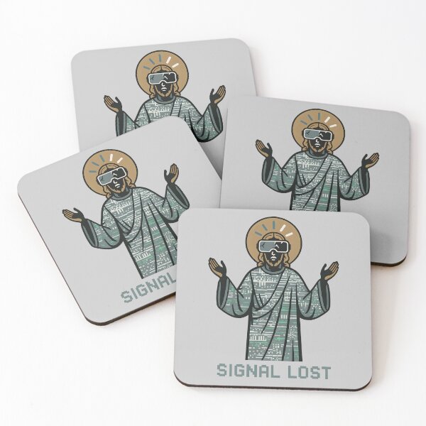 Item preview, Glitch Funny Jesus Signal Lost designed and sold by Shoot-The-Moon.
