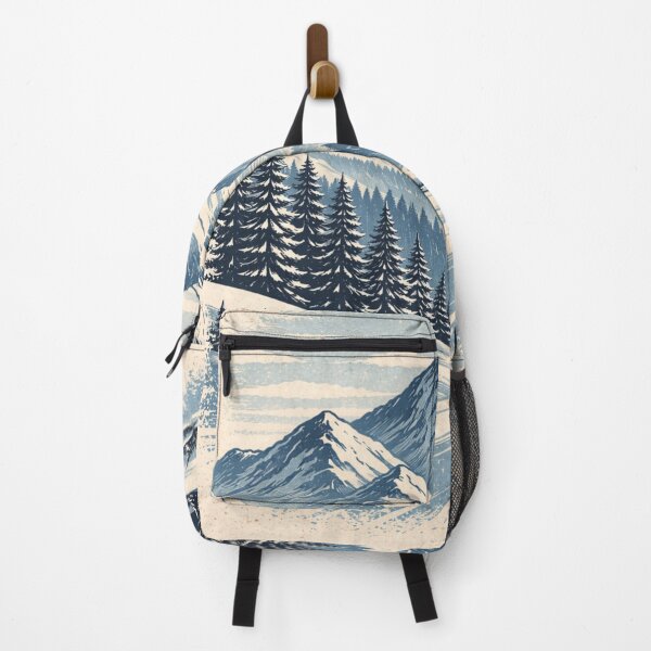 Item preview, Vintage Snowy Alpine Peaks designed and sold by Sukapha.