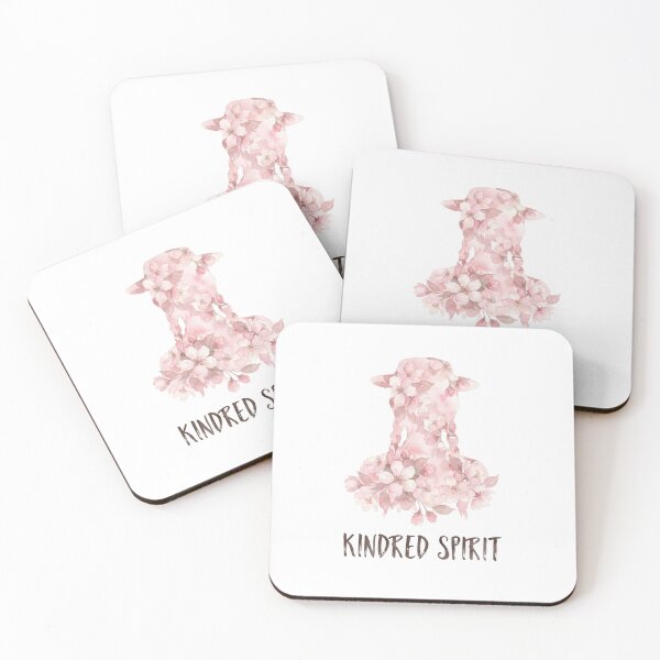 Item preview, Anne of Green Gables Kindred Spirit Pink Floral Silhouette designed and sold by Fenay Designs.