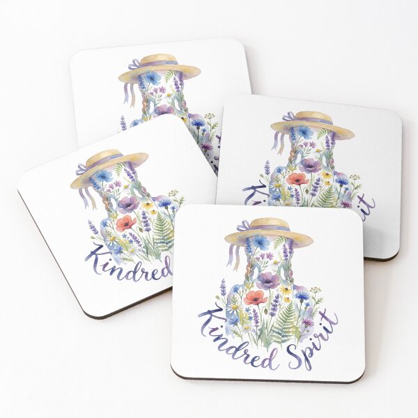 Item preview, Anne of Green Gables Kindred Spirit Wildflower Watercolor designed and sold by Fenay Designs.