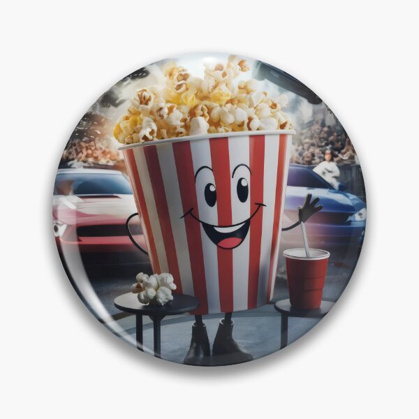 Item preview, Action movie popcorn. designed and sold by MyHappyArtShop.