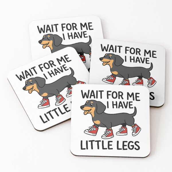 Item preview, Wait For Me I Have Little Legs - Funny Dachshund Dog In Sneakers Short Legs Humor designed and sold by gunaone-design.