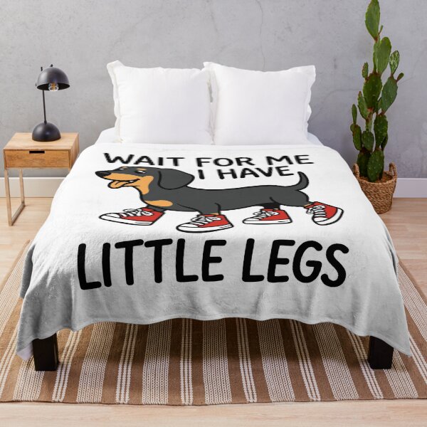 Item preview, Wait For Me I Have Little Legs - Funny Dachshund Dog In Sneakers Short Legs Humor designed and sold by gunaone-design.