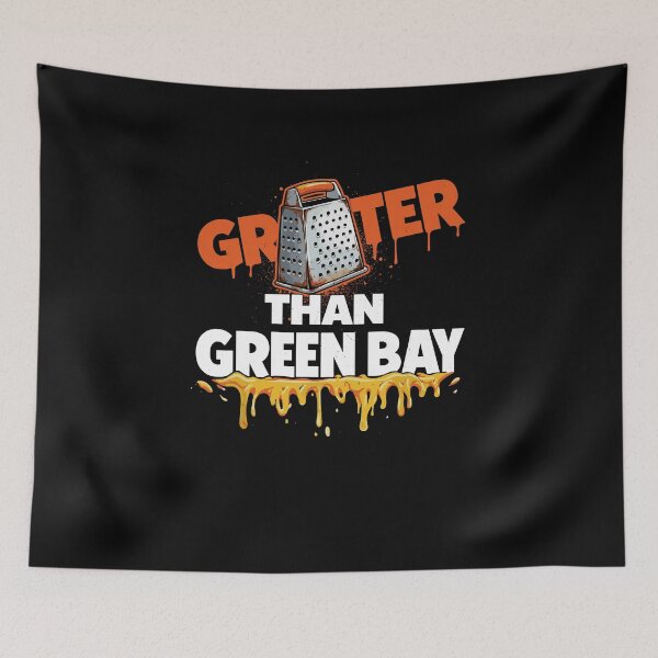 Item preview, Grater Than Green Bay Funny Football Pun designed and sold by Evaevonechi.