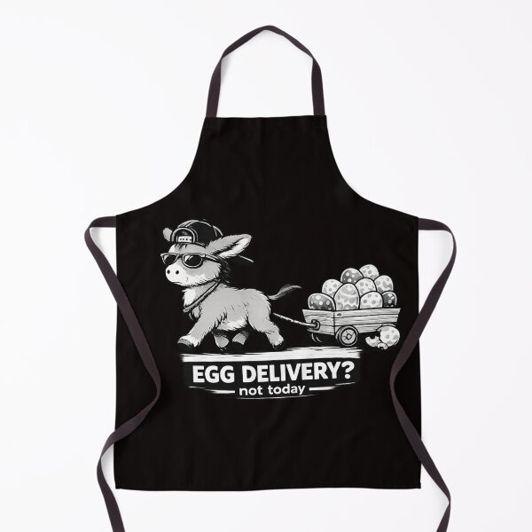 Item preview, I Was Supposed To Deliver Eggs – Easter Donkey Attitude Graphic designed and sold by VibeOffline Studio.