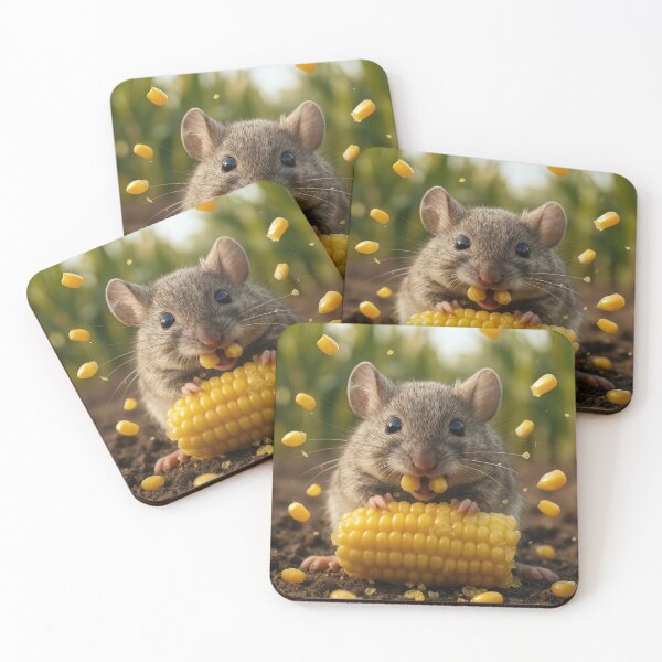 Item preview, Mouse Eating Corn on the Cob designed and sold by Maria Dryfhout.