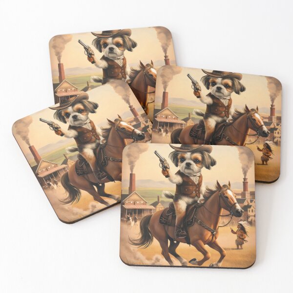 Item preview, Cowboy dog. designed and sold by MyHappyArtShop.