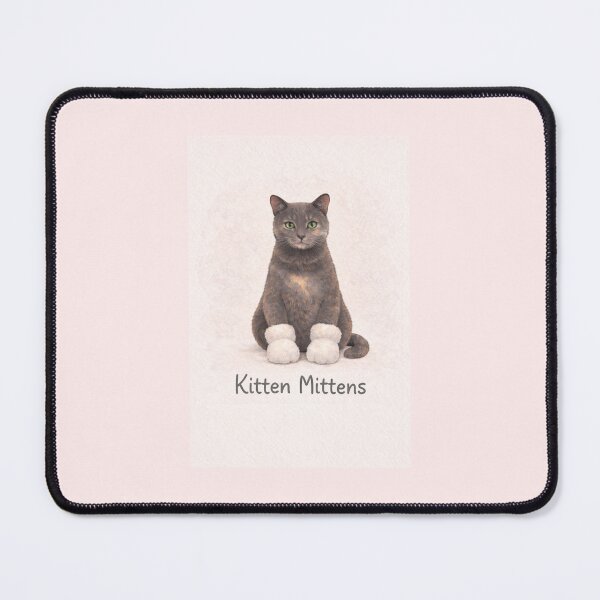 Item preview, Kitten Mittens - Cozy Cat Illustration designed and sold by Noah Bennett.