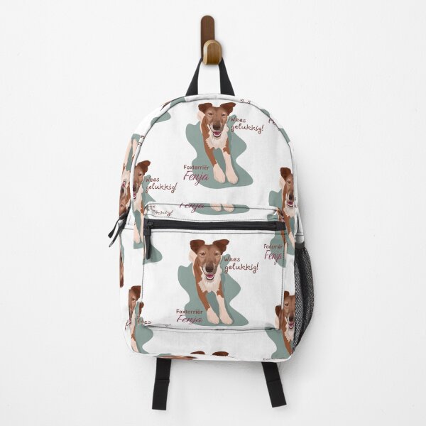 Item preview, Wees gelukkig – fox terrier Fenja cadeau voor hondenliefhebbers designed and sold by olenapetol.