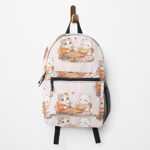 Item preview, Mochi & Lumi – Cute Coffee Date Cats Couple designed and sold by Mochi Studio.