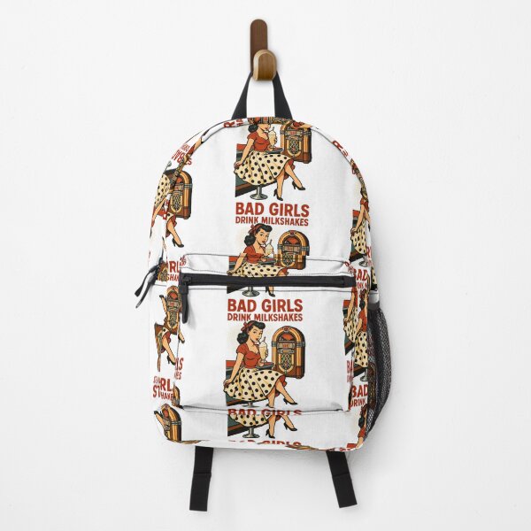 Item preview, 50s Pin-Up: Bad Girls Drink Milkshakes Rockabilly designed and sold by Pineapple-Tree.