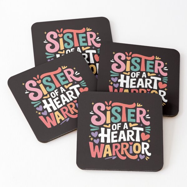 Item preview, Sister of a Heart Warrior – CHD Awareness and Support Design designed and sold by Redgiant87x.