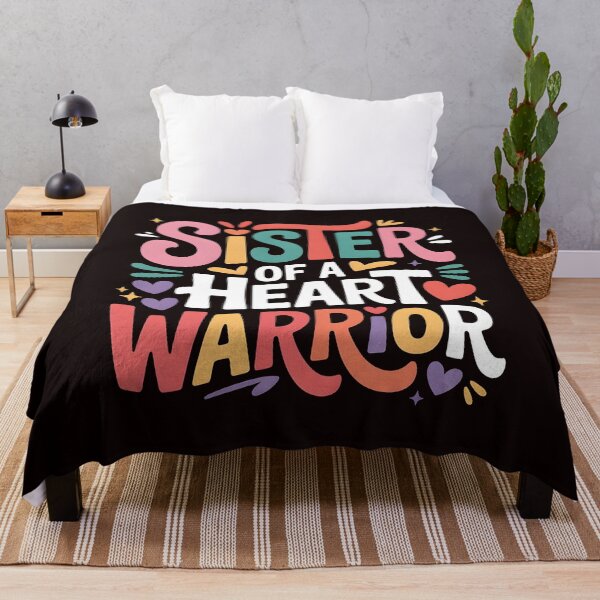 Item preview, Sister of a Heart Warrior – CHD Awareness and Support Design designed and sold by Redgiant87x.