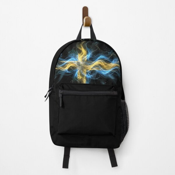 Item preview, Sweden Flag Abstract Energy Smoke Art designed and sold by FUIRY .