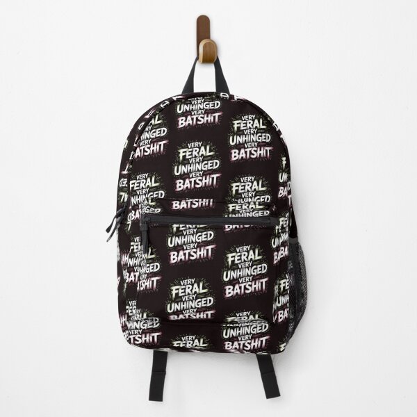 Item preview, Very Feral Very Unhinged Very Batshit – Chaotic Energy Statement designed and sold by Redgiant87x.