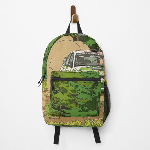 Item preview, Mitsubishi Lancer Rally Car on gravel anime style designed and sold by Rally-Anime.