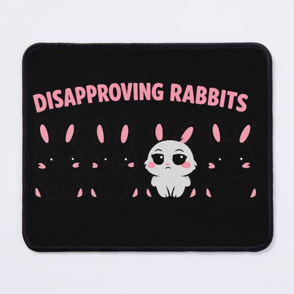 Item preview, Disapproving Rabbits designed and sold by BoogzisArtwork.