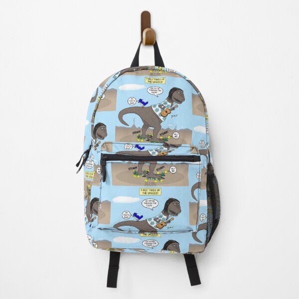 Item preview, T-Rex Takes Up the Ukulele! designed and sold by Out to Lunch Cartoons and More.