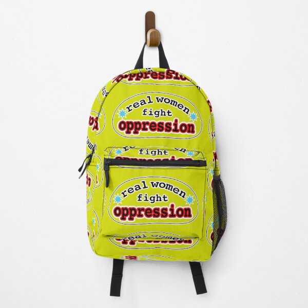 Item preview, Real women fight oppression, yellow background designed and sold by mntimg.