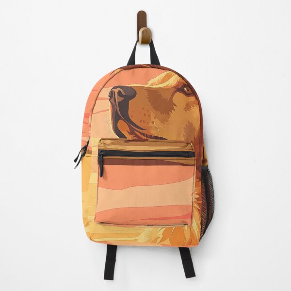 Item preview, Golden Labrador Golden Hour Beach – Dramatic Sunset Dog Art designed and sold by Juli M..