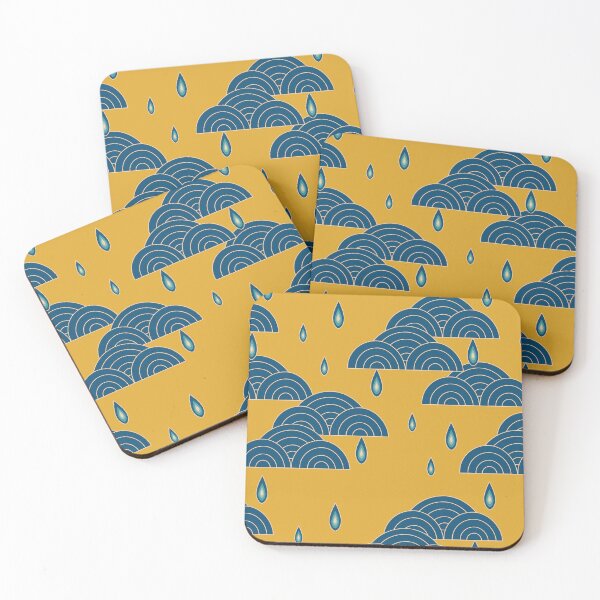 Item preview, Retro Rain Golden Hour designed and sold by jehb.creative.