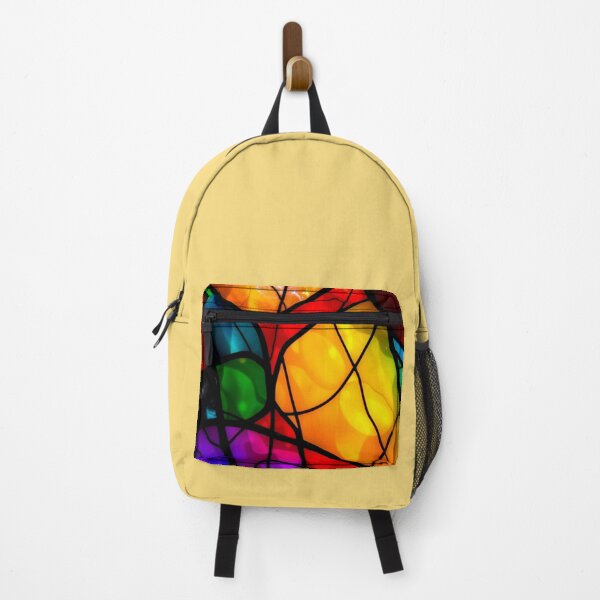 Item preview, Vibrant Abstract Stained Glass designed and sold by Sachie's Studio.