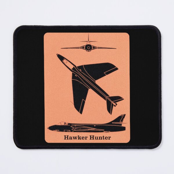 Item preview, Hawker Hunter Vintage Fighter Plane Silhouettes designed and sold by MilitaryMart.