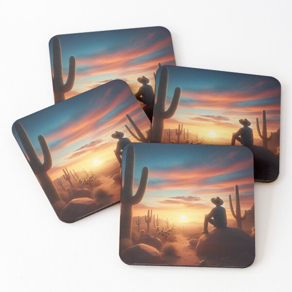 Item preview, The Cowboy’s Twilight designed and sold by TinCatOutPost.