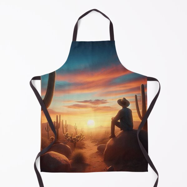 Aperçu de l'œuvre Le crépuscule du cowboy créée et vendue par TinCatOutPost.