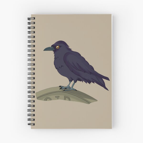 Item preview, Richard the Raven: British Folklore Guardian (Black Raven on Gravestone) designed and sold by Englandbear.
