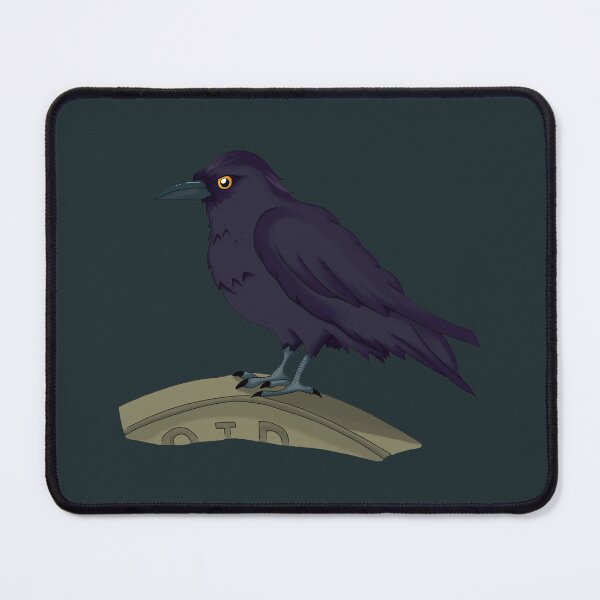 Item preview, Richard the Raven: British Folklore Guardian (Black Raven on Gravestone) designed and sold by Englandbear.