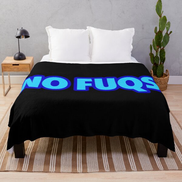 Item preview, No Fuqs, Blue Outline Bold designed and sold by Memes N Lore .