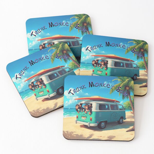 Item preview, Trunk Monkey Surf designed and sold by AVannoStudios.