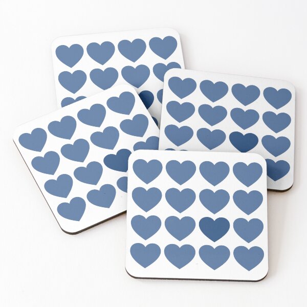 Item preview, Blue Hearts Graphic Pattern designed and sold by MALCRIADA DISEÑO.