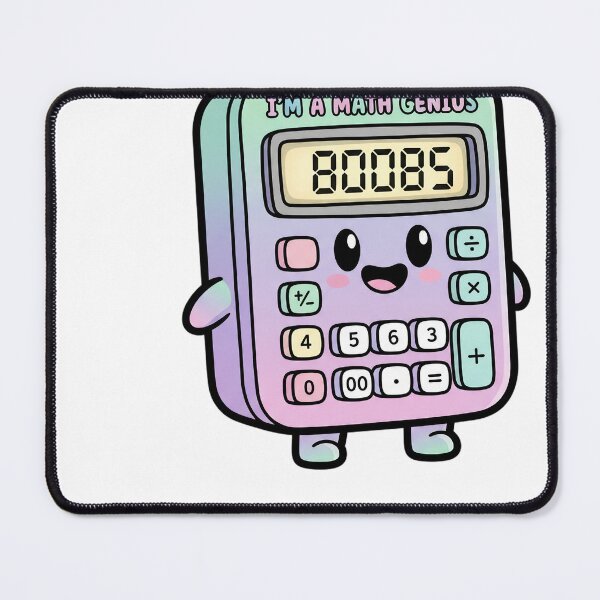Item preview, I'm A Math Genius 80085 Funny Calculator Joke designed and sold by JMDesignHub.