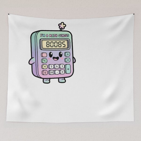 Item preview, I'm A Math Genius 80085 Funny Calculator Joke designed and sold by JMDesignHub.