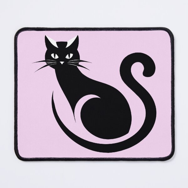 Item preview, Stylized Black Cat Modern Design 3 designed and sold by DigitalandPhoto.