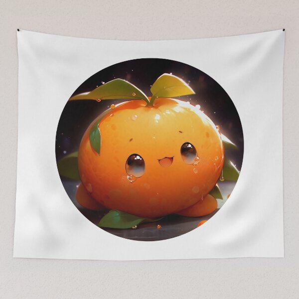 Item preview, cute orange fruit designed and sold by delmysaswica.