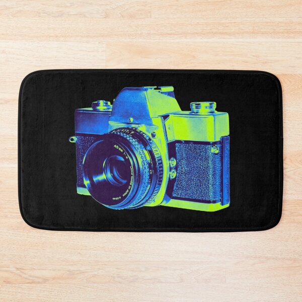 Item preview, Blue Rad Retro Camera Photograph designed and sold by Memes N Lore .