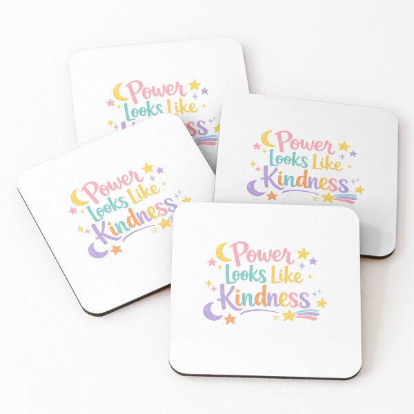 Item preview, Power Looks Like Kindness – Feminist Aesthetic Moon & Stars Design designed and sold by HeyHas.