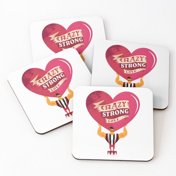 Item preview, Crazy Strong Love Circus Strongman Heart designed and sold by AnnDesignStudio.
