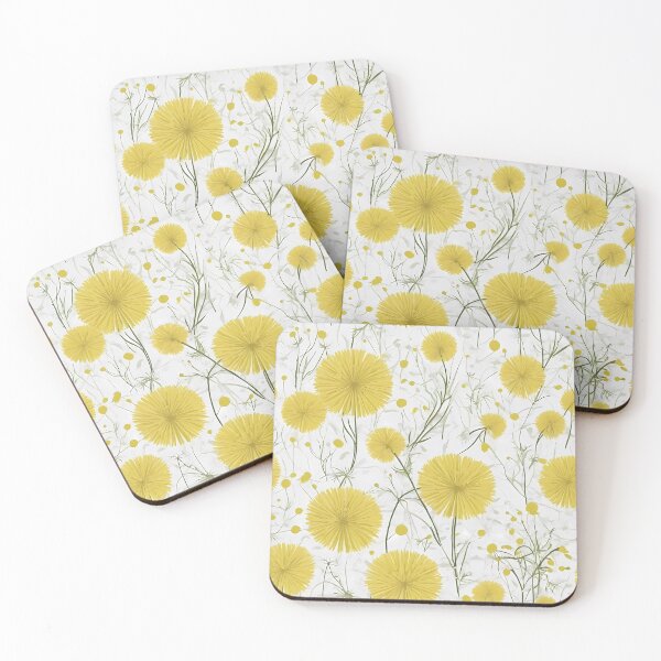 Item preview,  Decorative Dandelion Seamless Pattern – White Background designed and sold by sana designer.