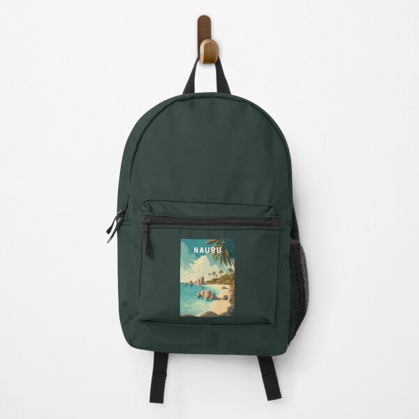Item preview, Nauru Illustration Travel Art Vintage designed and sold by KrisSidDesigns.