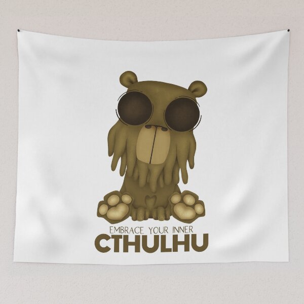 Item preview, Capybara - find your inner Cthulhu designed and sold by BlackMuffinDigital.