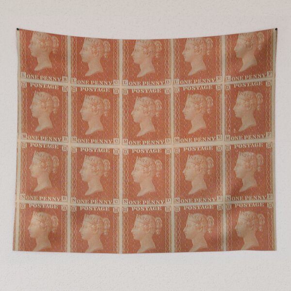 Item preview, "Penny Red-Brown" Postage Stamps designed and sold by AnimaliaStar.