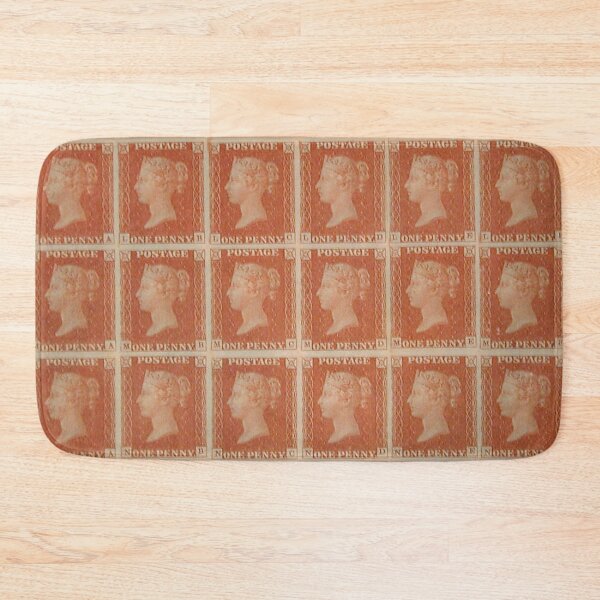 Item preview, "Penny Red-Brown" Postage Stamps designed and sold by AnimaliaStar.