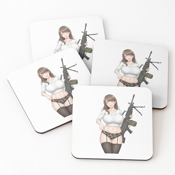 Item preview, Machine Gun Girl designed and sold by RAWLIFEGRAPHIC.