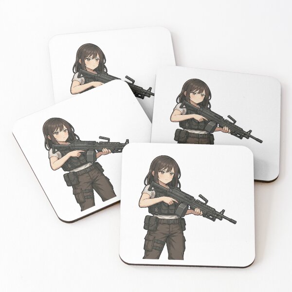 Item preview, Machine Gun Girl designed and sold by RAWLIFEGRAPHIC.