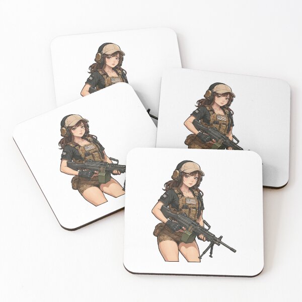 Item preview, Machine Gun Girl designed and sold by RAWLIFEGRAPHIC.